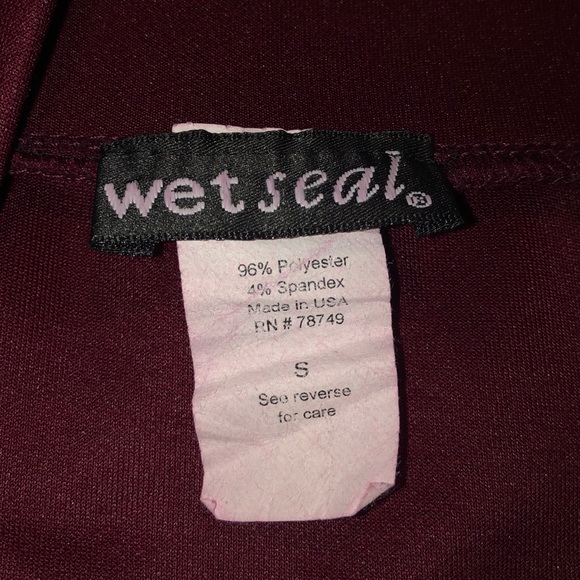 Wet Seal Scuba Mini Skirt - Picture 2 of 2